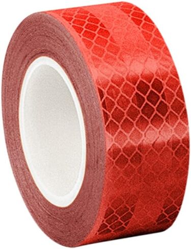 شريط 3M 3432 عاكس للضوء Micro Prismatic أحمر 2" x 5 yd (عبوة من 2) in Kuwait