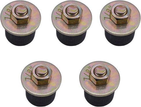 5 عبوات من قابس توسيع مطاطي من HABIIID 7/8 بوصة إلى 1 بوصة (22 مم - 25 مم) قابس تجميد مطاطي، استبدال 570-004، أسود in Kuwait