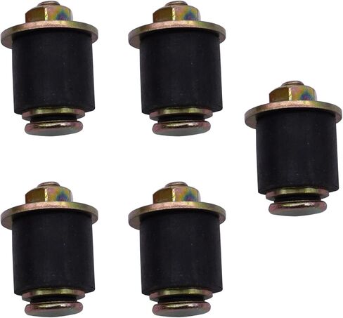 5 عبوات من قابس توسيع مطاطي من HABIIID 7/8 بوصة إلى 1 بوصة (22 مم - 25 مم) قابس تجميد مطاطي، استبدال 570-004، أسود in Kuwait