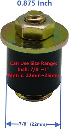 5 عبوات من قابس توسيع مطاطي من HABIIID 7/8 بوصة إلى 1 بوصة (22 مم - 25 مم) قابس تجميد مطاطي، استبدال 570-004، أسود in Kuwait