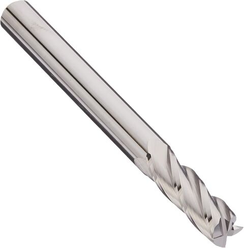 Kodiak Cutting Tools KCT130876 USA Made Solid Carbide End Mill, Single End, 4 Flute, 1/4" Shank, 3/4" Length of Cut, 2-1/2" Overall Length, 1/4" Diameter in Saudi Arabia