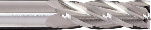 Kodiak Cutting Tools KCT130876 USA Made Solid Carbide End Mill, Single End, 4 Flute, 1/4" Shank, 3/4" Length of Cut, 2-1/2" Overall Length, 1/4" Diameter in Saudi Arabia
