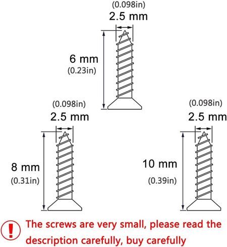 newlng 1200pcs Small Screws Phillips Flat Head Cross Self Tapping Tiny Screw Cabinet Electronic Accessories Screw Multifunctional DIY Micro Woodworking Mini Screw Set Gold in Saudi Arabia
