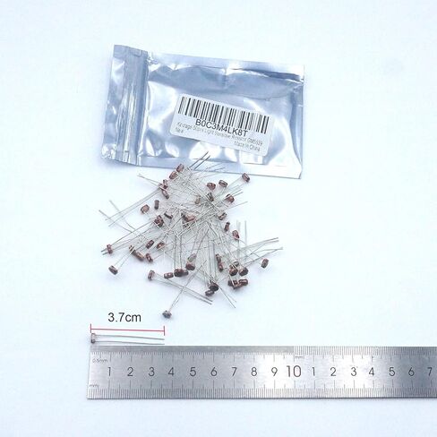 Kootage 50 قطعة Photoresistor صور ضوء المقاوم الحساسة ضوء يعتمد المقاوم GM5539 5539 in Kuwait