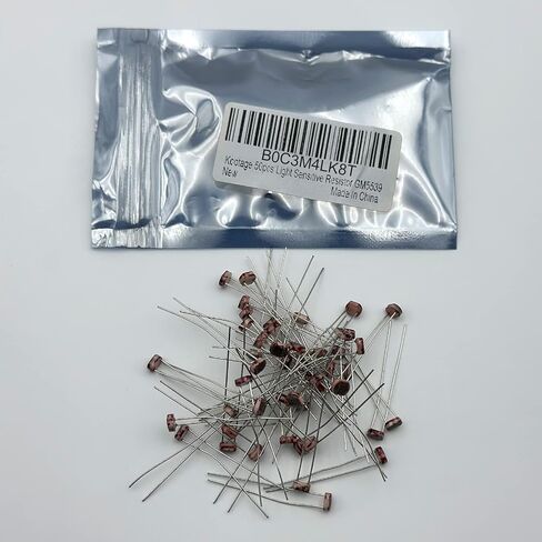 Kootage 50 قطعة Photoresistor صور ضوء المقاوم الحساسة ضوء يعتمد المقاوم GM5539 5539 in Kuwait