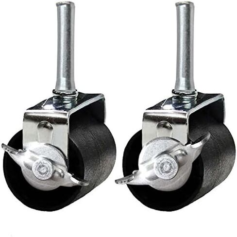 طقم من 4 عجلات عجلات متينة (قفل، قطعتان بدون قفل) بإطار سرير معدني من Khome in Kuwait