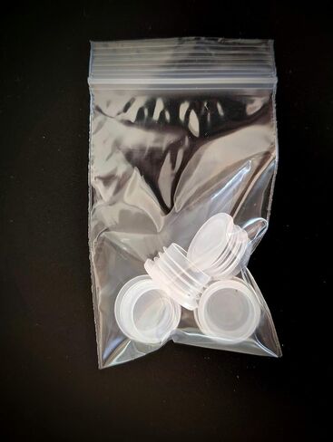 Plastic Stopper Replacement Plug for Salt and Pepper Shakers, Flower Pots, Bottles, Pipes etc 3/4'' (Small top, 2 pcs), White in Kuwait