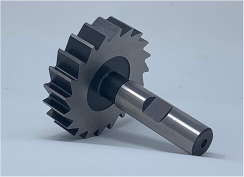 1 3/4" Diameter 1/4" Wide 1/2" Shank HSS Keyseat Cutter, Straight Tooth, High Speed Steel, Super Tool, 40408, USA Made in Saudi Arabia