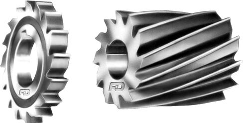 F&D Tool Company 10524-A144 Plain Milling Cutter, Light Duty, High Speed Steel, 3" Diameter, 5/16" Width of Face, 1" Hole Size in Saudi Arabia