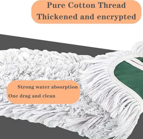 استبدال رأس ممسحة الغبار للمنظف التجاري، وسادات ممسحة من الألياف الدقيقة قطعتان، رأس ممسحة الغبار الصناعية القابلة لإعادة الاستخدام من القطن لتنظيف الأرضيات ومستلزمات النظافة، تناسب إطار 90 سم، يمكن غسلها في الغسالة in Kuwait