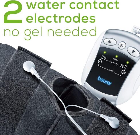 جهازالتحفيز الكهربائي للعصب تحت الجلد (Tens) 2 في 1 للركبة والمرفق ذو أسوار أكمام عالمية، EM34 من بيورر in Kuwait