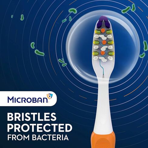 اورال بي فرشاة اسنان بشعيرات ناعمة من بولسار، عدد 2 (قد تختلف الالوان) in Kuwait
