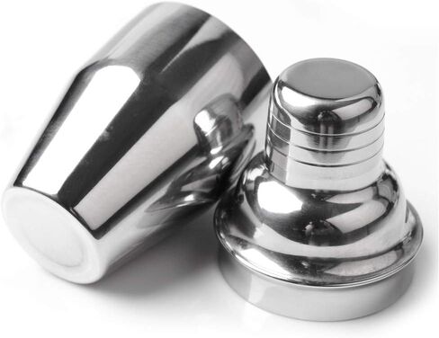 Delidge 8oz Small Cocktail Shaker Mini Martini Shaker Small Drink Shaker with Strainer and Lid Top,Stainless Steel Mini Cocktail Shakers Bar Shaker Small Shakers Bartending 250ml in Saudi Arabia