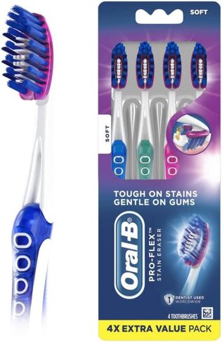 Oral-B 3D White Luxe Pro-Flex Manual Soft Toothbrush in Saudi Arabia