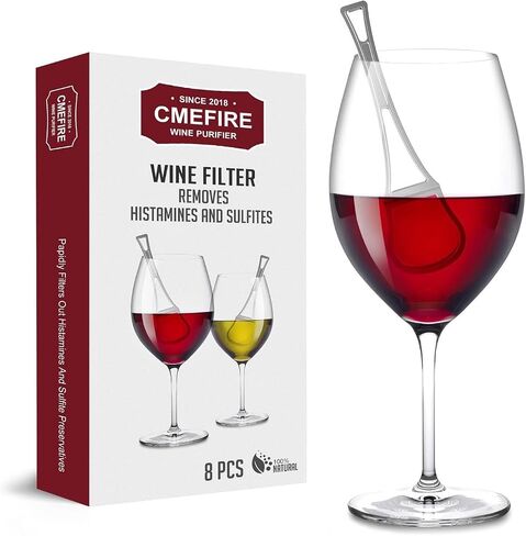 Wine Filters Removes Histamines and Sulfites: Stop it Wine Allergies - Purifies Wine without Compromising Taste and Purity(8 Packs) in Kuwait