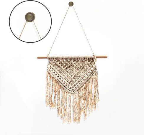Rierdge Double-Headed Nails for Hanging Pictures, 60 Pcs Wall Nails for Hanging Paintings Decorative Push Pin Hangers Nails for Drywall Cork Board Photo, Bronze in Saudi Arabia