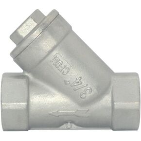 Megairon 1/2 "WYE مصفاة صمام مرشح شبكي، 800WOG Y-Spring NPT أنثى صمام الاختيار، الفولاذ المقاوم للصدأ SS316 CF8M in Kuwait