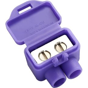 Copper to Aluminum Connectors, Copper Aluminum Wire Connectors with 2 Port, Aluminum to Copper Lug, Safe Aluminum to Copper Wire Connectors for Aluminum Wire Repair (25) in Saudi Arabia