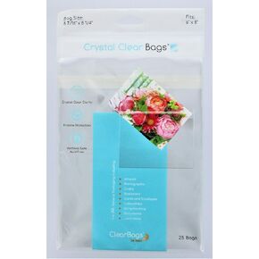 ClearBags Seal Top Closure Bags, Perfect Fit For 11x14 Photos, Art Prints, Pictures, Posters | Resealable Adhesive on Bag, Not Flap | Crystal Clear, Archival Safe | Pack of 25 (11" x 14") in Saudi Arabia