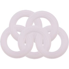 DERNORD Silicone Sanitary Gasket, 3/4" Tri-Clamp O Rings 0.62 Inch ID 0.86 Inch OD (Pack of 2) in Saudi Arabia