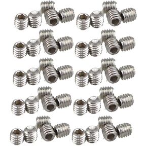 316 Stainless Steel Internal Hex Socket Cup Point Grub Screw (20, M6X16) in Saudi Arabia