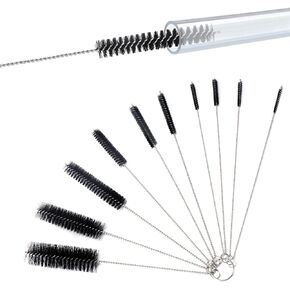 Annhua 39" Pipe Brushes Tube Cleaning Brush Flexible, Feeding Tube Brush Hose Cleaner Brush Long Metal Pipe Cleaner Brush for Drain Hole Dredging - Double-headed Spring Brush - Blue