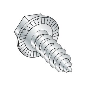 Small Parts 141207AWS Steel Sheet Metal Screw, Zinc Plated, Serrated 7/16" Width Hex Washer Head, Hex Drive, Type A, #14-10 Thread Size, 3/4" Length (Pack of 50) in Saudi Arabia