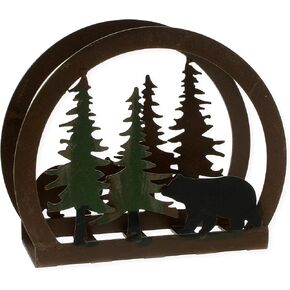 حاملة مناديل معدنية بتصميم الدب الأسود in Kuwait