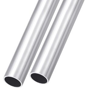 أنبوب ألومنيوم METALLIXITY 6063 (22 مم OD × 19 مم معرف × 200 مم طول) قطعتان، أنابيب مستديرة من الألومنيوم - للأثاث المنزلي، والآلات، والحرف اليدوية اليدوية in Saudi Arabia
