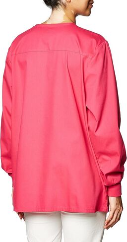 سترة Dickies النسائية المميزة بتوقيع Eds Scrubs Missy Fit Snap Front Warm-up in Kuwait