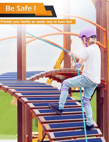 seloom شريط مضاد للانزلاق للسلالم في الهواء الطلق / داخلي، شريط قبضة عالي التحمل غير قابل للانزلاق للسلالم 4 بوصة × 33 قدم، شريط مقاوم للماء مانع للانزلاق شريط احتكاك عالي الجر للسلالم، شرائط لاصقة غير قابلة للانزلاق، أزرق in Kuwait