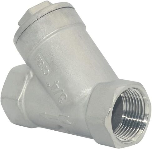 Megairon 1/2 "WYE مصفاة صمام مرشح شبكي، 800WOG Y-Spring NPT أنثى صمام الاختيار، الفولاذ المقاوم للصدأ SS316 CF8M in Saudi Arabia