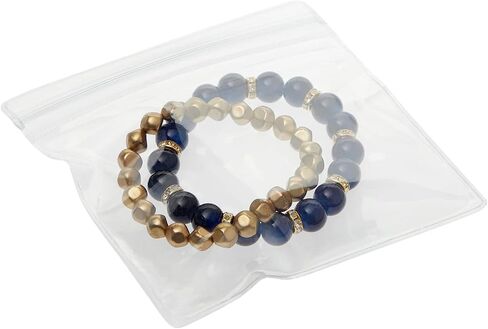 Stockroom Plus 100 Pack Clear Plastic Bags for Jewelry, Earrings, Necklaces, Mini Resealable Bags for Small Business (3.15 x 4.75 In) in Kuwait