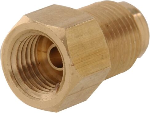 The Hillman Group 58359 Brass Inverted Flare Fitting Conversion Adapter (3/8" x 5/16") - 4 Pieces in Saudi Arabia