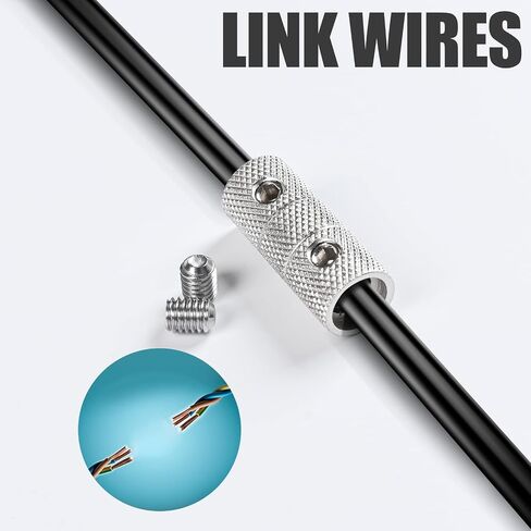 4 Gauge Wire Connectors, 4 Gauge Wire Splice Connectors Nickel Plated Brass, 4 Gauge Battery Cable Connector, 4 Gauge Butt Connectors with Hexagonal Wrenches and Screws (4 Packs) in Saudi Arabia