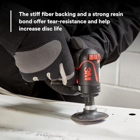 3M Cubitron II Roloc Fibre Disc, 786C, 33391, 3 in, 60+ Grit, 15 Pack, High Performance, Fast Cutting, Long Lasting | 15 Discs, Used for Automotive Grinding, Weld Blending, Deburring in Saudi Arabia