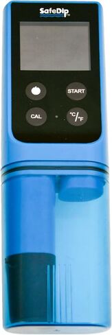 Solaxx MET01A SafeDip Digital Test Meter for pH, Chlorine, Salt and Temperature Blue in Saudi Arabia