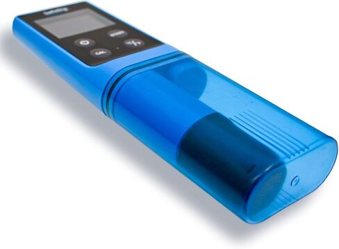 Solaxx MET01A SafeDip Digital Test Meter for pH, Chlorine, Salt and Temperature Blue in Saudi Arabia