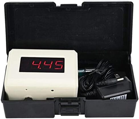 Digital PH Meter 0.00-14.00PH PH-025M Online PH Meter Water Quality Monitor Instantly Digital Display 24 Hours Continuously Work Resolution 0.01PH with Electrode Probe BNC US 110V in Saudi Arabia