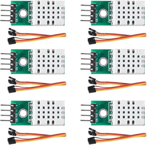AEDIKO 6 قطعة SHTC3 وحدة قياس مستشعر درجة الحرارة والرطوبة الرقمية عالية الدقة I2C الاتصالات أفضل من AM2302 DHT22 in Kuwait