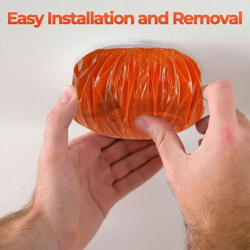 غطاء كاشف الدخان من فورنسز 30 قطعة - غطاء غبار كاشف الدخان، غطاء طلاء إنذار الدخان، غطاء بلاستيكي لإنذار الحريق، طبقة بلاستيكية عالية الكثافة تمنع بشكل فعال الإنذارات الكاذبة أثناء الطبخ والخبز in Kuwait