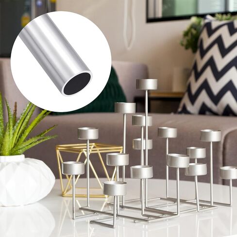 METALLIXITY 6063 Aluminum Tube (22mm OD x 19mm ID x 200mm L) 2Pcs, Aluminum Round Tubing - for Home Furnishing, Machinery, DIY Handicraft in Saudi Arabia