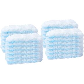 360 Degree Dusters Refills, Heavy Duty Duster Refills Disposable Cleaning Dusters Kit with Handle, 2 Handle+10 Refills Blue