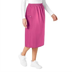 WonderWink Women's Wonderwork Pull-on Cargo Scrub Skirt in Saudi Arabia