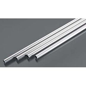 K & S 1115 Round Aluminum Tube, 5/16" OD x 0.014" Wall x 36" Long, 4 Pieces, Made in The USA in Saudi Arabia