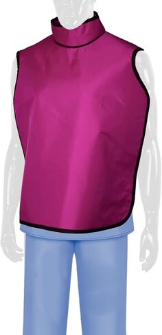 Quickship Adult Dental Radiation Lead Apron with Hanging Loops and Sewn in Thyroid Collar in Kuwait