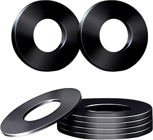 غسالات مسطحة للبراغي والمسامير، 18-8 غسالات من الفولاذ المقاوم للصدأ تناسب مثبتات 1/4 بوصة (عبوة من 50 قطعة) in Kuwait