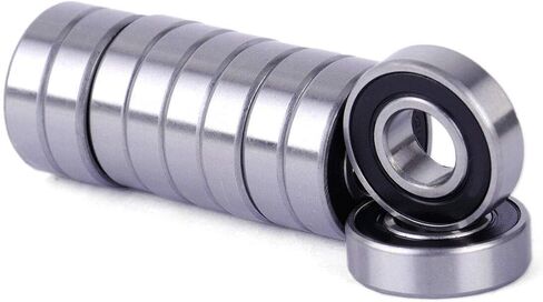 محامل كروية صغيرة من Donepart 4 مم × 10 مم × 4 مم MR104 2RS Minature Ball Bearings مزدوجة معدنية محمي للمحركات الصغيرة، فيدجيت سبينر، الآلات الصناعية، إلخ (10 حزم) in Saudi Arabia