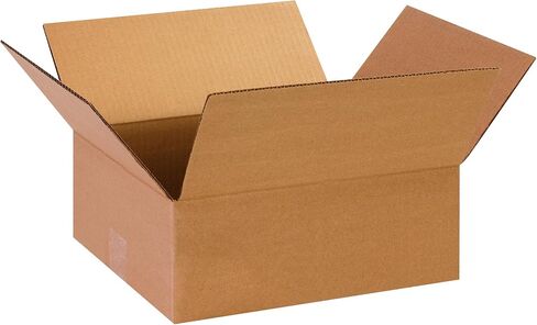 صناديق سريعة 13 × 11 × 5 صناديق من الورق المقوى المموج، مسطحة 13 بوصة طول × 11 بوصة عرض × 5 بوصة ارتفاع، عبوة مكونة من 25 | الشحن والتعبئة والنقل وصندوق تخزين للمنزل أو العمل، صناديق كبيرة بالجملة قوية in Saudi Arabia