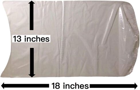 Poultry Shrink Bags-Clear 13" x 18" Chickens or Turkey-w/zip ties included/2.5 Mil/Freezer Safe (10, 13X18) in Saudi Arabia